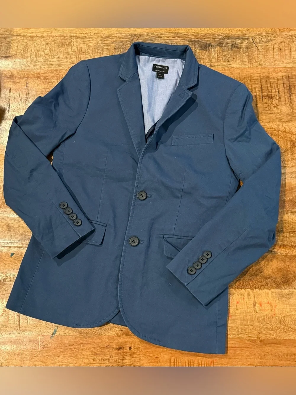 Crewcuts Thompson Button Front Blazer Size 12